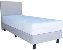 Bed4less Boxspring 90 x 200 cm - Met Matras - Eenpersoons - Beige