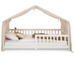 Beddekking voor het LIAN-huisbed met pompons - beige