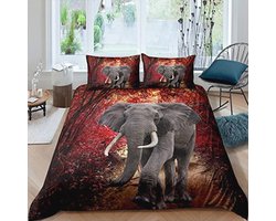 Beddengoed Set Esdoorn Bos Houten Scene voor Kinderen en Volwassenen - Dekbedovertrek en Kussenslopen