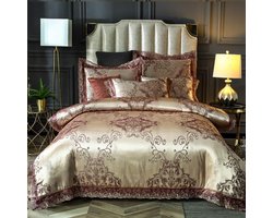 Beddengoed set - Luxe lakens - Comfortabel slapen - Zachte satijn modal - Voor 1.5m/1.8m bed - Elegant patroon