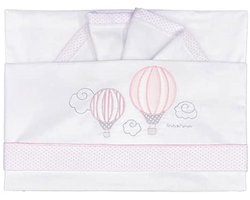 Beddengoed Set voor Maxi Kinderbed of Next To Me - 3 Delen Roze