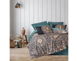 Beddengoedset - 1 dekbedovertrek 220 x 240 cm + 2 kussenslopen 60 x 60 cm - 100% katoen satijn - Essence