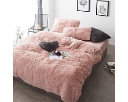Beddengoedset van Luxe Pluche met Zachte Flanellen Voering voor Wintercomfort