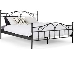 Beddenreus Quincy Metalen Bedframe - 160x200 cm - Zwart