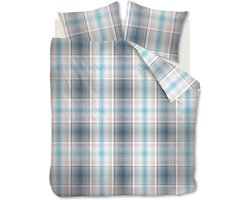 Beddinghouse Baker Dekbedovertrek - Aqua blauw 260x200/220