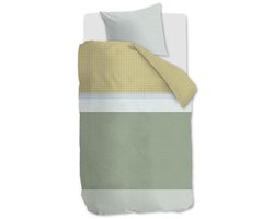 Beddinghouse Bertram Dekbedovertrek - Eenpersoons - 140x200/220 cm - Green
