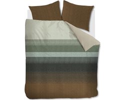 Beddinghouse Bruno Dekbedovertrek - Groen - 140 x 200/220 cm + 1x 60 x 70 cm