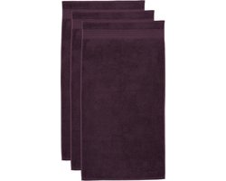 Beddinghouse Care Cotton - Handdoek - 60x100 cm - Set van 3 - Donker rood