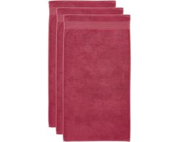 Beddinghouse Care Cotton - Handdoek - 60x100 cm - Set van 3 - Rood