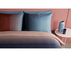 Beddinghouse Duco Dekbedovertrek - Eenpersoons - 140x200/220 cm - Blauw