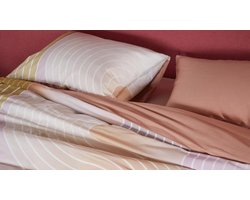 Beddinghouse Dutch Design Curves dekbedovertrek - Lits-Jumeaux - 240x200/220 cm - Koraalrood