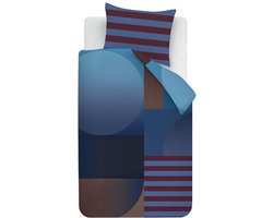 Beddinghouse Dutch Design Electric Avenue dekbedovertrek - Eenpersoons - 140 x 200/220 cm - Blauw
