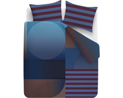 Beddinghouse Dutch Design Electric Avenue dekbedovertrek - Lits-Jumeaux - 240 x 200/220 cm - Blauw