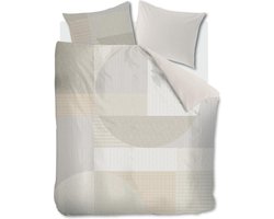 Beddinghouse Dutch Design Structure dekbedovertrek - Tweepersoons - 200x200/220 cm - Zand