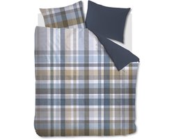 Beddinghouse Eliott dekbedovertrek - Tweepersoons - 200x200/220 - Blauw