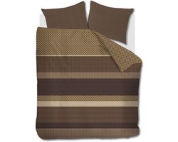 Beddinghouse Fera dekbedovertrek - Tweepersoons - 200 x 200/220 cm - Bruin