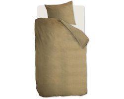 Beddinghouse Frost dekbedovertrek - Effen - Eenpersoons - 140x200/220 - Goud