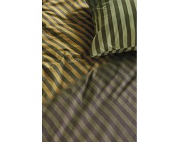 Beddinghouse Jonah dekbedovertrek - Lits-Jumeaux - 240 x 200/220 cm - Groen