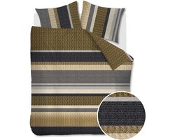 Beddinghouse Jorren dekbedovertrek - Tweepersoons - 200x200/220 - Grijs