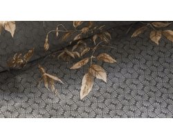 Beddinghouse Khai dekbedovertrek - Tweepersoons - 200x200/220 cm - Antraciet