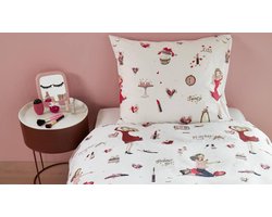 Beddinghouse Kids Fashion - Dekbedovertrek - Katoen - 100x135 cm - Roze
