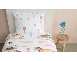 Beddinghouse Kids Horse Ranch Dekbedovertrek - Ledikant - 100x135 cm - Multi