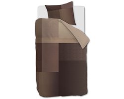 Beddinghouse Lovis dekbedovertrek - Eenpersoons - 140 x 200/220 cm - Terra