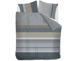 Beddinghouse Marthe dekbedovertrek - Tweepersoons - 200 x 200/220 cm - Blauw