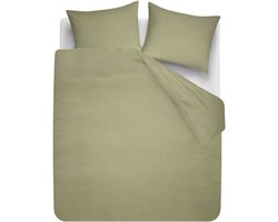 Beddinghouse Mist dekbedovertrek - Lits-Jumeaux - 240 x 200/220 cm - Groen