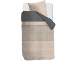 Beddinghouse Novan dekbedovertrek - Eenpersoons - 140x200/220 - Zand