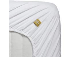 Beddinghouse - Percale katoen - Hoeslaken - 90x200 cm - Wit