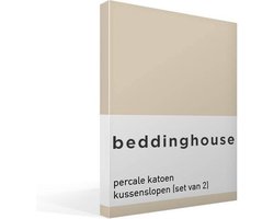 Beddinghouse - Percale katoen - Kussenslopen - Set van 2 - Natural