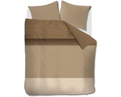 Beddinghouse Sanna dekbedovertrek - Lits-Jumeaux - 240 x 200/220 cm - Terra
