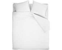 Beddinghouse Snow dekbedovertrek - Effen - Lits-Jumeaux - 240x200/220 cm - Wit