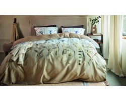 Beddinghouse Sofia dekbedovertrek - Eenpersoons - 140 x 200/220 cm - Naturel