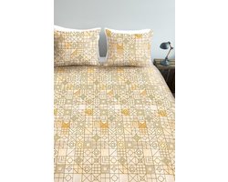 Beddinghouse Stained Glass dekbedovertrek - Tweepersoons - 200x200/220 - Geel