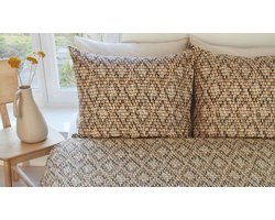 Beddinghouse Willow Dekbedovertrek - Tweepersoons - 200x200/220 cm - Sand