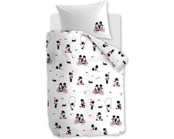 Beddinghouse x Fiep Amsterdam Buitenspelen dekbedovertrek - Eenpersoons - 100x135 - Rood