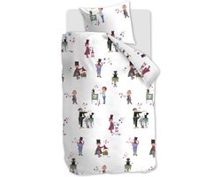 Beddinghouse x Fiep Amsterdam Goochelen dekbedovertrek - Eenpersoons - 140x200 - Multi