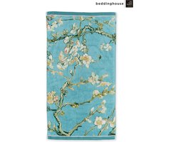 Beddinghouse x Van Gogh Museum Blossom - Douchehanddoek - 55x100 cm - Blauw