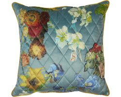 Beddinghouse x Van Gogh Museum Carré Fleuri Sierkussen - 50x50 cm - Groen