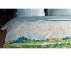 Beddinghouse x Van Gogh Museum Field with Poppies dekbedovertrek - Tweepersoons - 200x200/220 - Groen