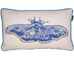 Beddinghouse x Van Gogh Museum Paon de Bonne Nuit Sierkussen - 30x50 cm - Blauw