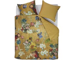 Beddinghouse x Van Gogh Museum Partout des Fleurs dekbedovertrek - Eenpersoons - 140x200/220 cm - Goud