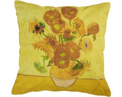 Beddinghouse x Van Gogh Museum Sunflower Sierkussen - 45x45 cm - Geel