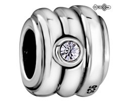 Bedel - Zilver - Bijenkorf - Sterling zilver 925 - Bead - Kraal