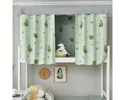 Bedgordijn voor Stapelbed en Hefbed - Donkerdoek, Stofbescherming, Tenten voor Kinderkamers - 1.5x2m