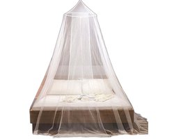 Bedhemel babybed, muggennet, tweepersoonsbed, baldakijn kinderkamer, eenvoudig te installeren, geschikt voor kinderbed, eenpersoonsbed, tweepersoonsbed, wit