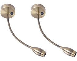 Bedlampjes Hoofdbord - Leeslamp voor in Bed - Nachtlampje Slaapkamer - Lichtoplossing