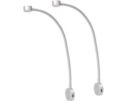 Bedlampjes Hoofdbord - Leeslampjes - Bedlamp Slaapkamer Volwassenen - Zilver